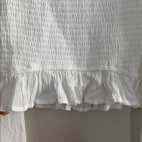 Hollister White Long Sleeve Peasant Top - Picture 8 of 8